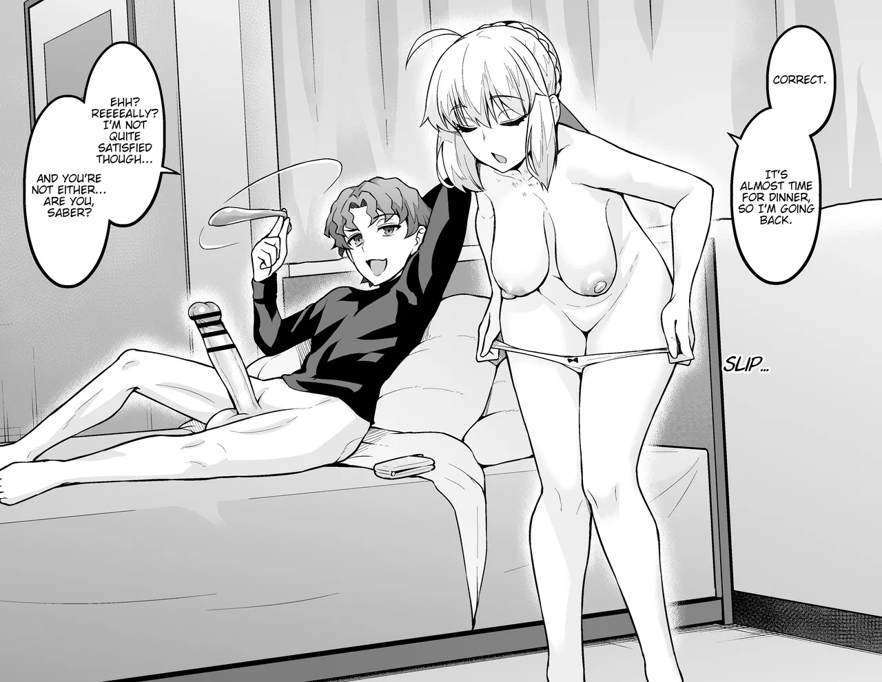 Hentai Manga Comic-Shinji, the Stud, has Wild Sex with Saber and the Others-Read-4